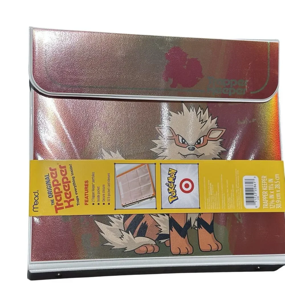 Target x Pokemon Trapper Keeper Arcanine 30th Anniversary NEW